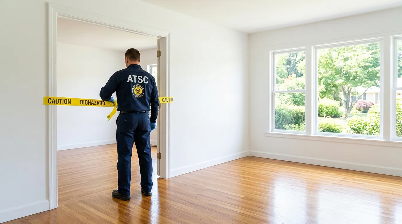 Certified biohazard cleanup crew performing Crime Scene Cleanup in Chanhassen