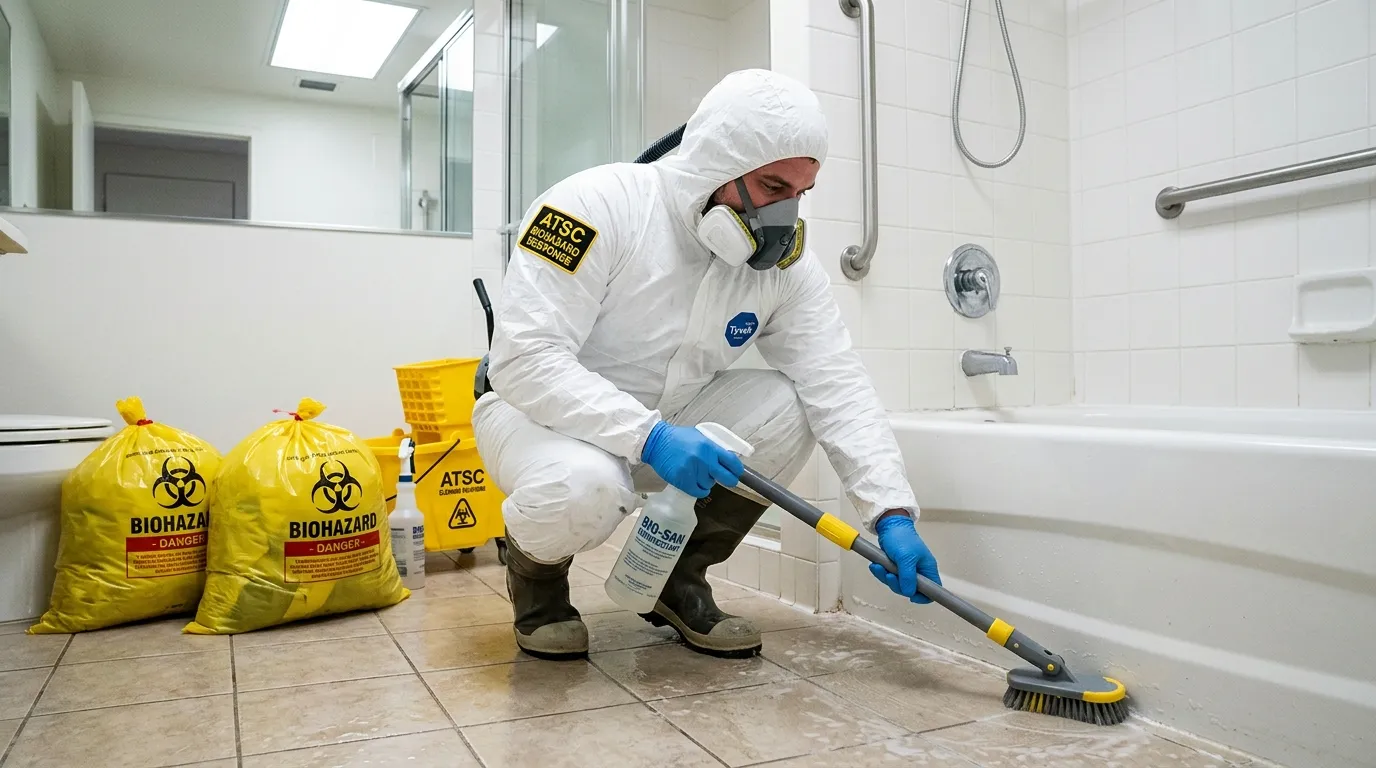 Decontamination equipment deployed for Blood Cleanup in Chanhassen